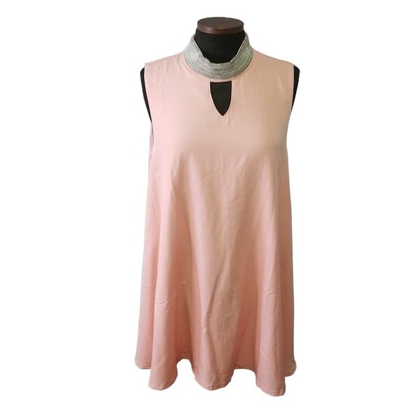 Nassau Girl Orange Dress with Jewelled Neck size  Small - Picture 5 of 9